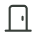 Door icon representing interior remodeling and carpentry work