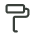 Paint roller icon symbolizing home painting and renovation services